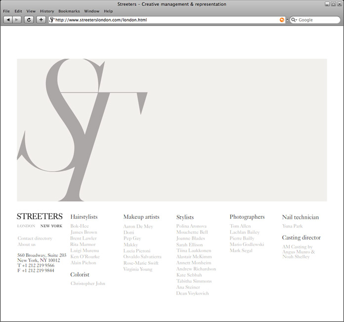 streeters_homepage Streeters Homepage